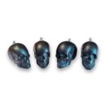 skull candle set of 4